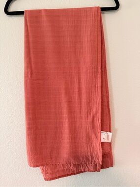 Muslin Baby Swaddle Blanket - Coral